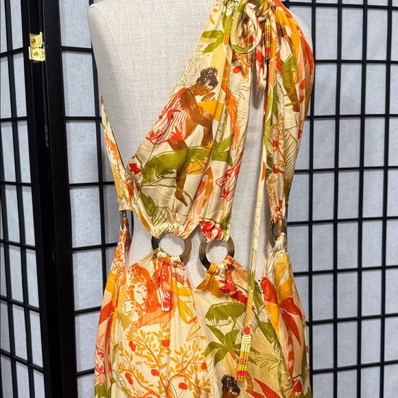 Farm Rio Tropical Cutout Maxi Dress – Size Small - Picture 10 of 12